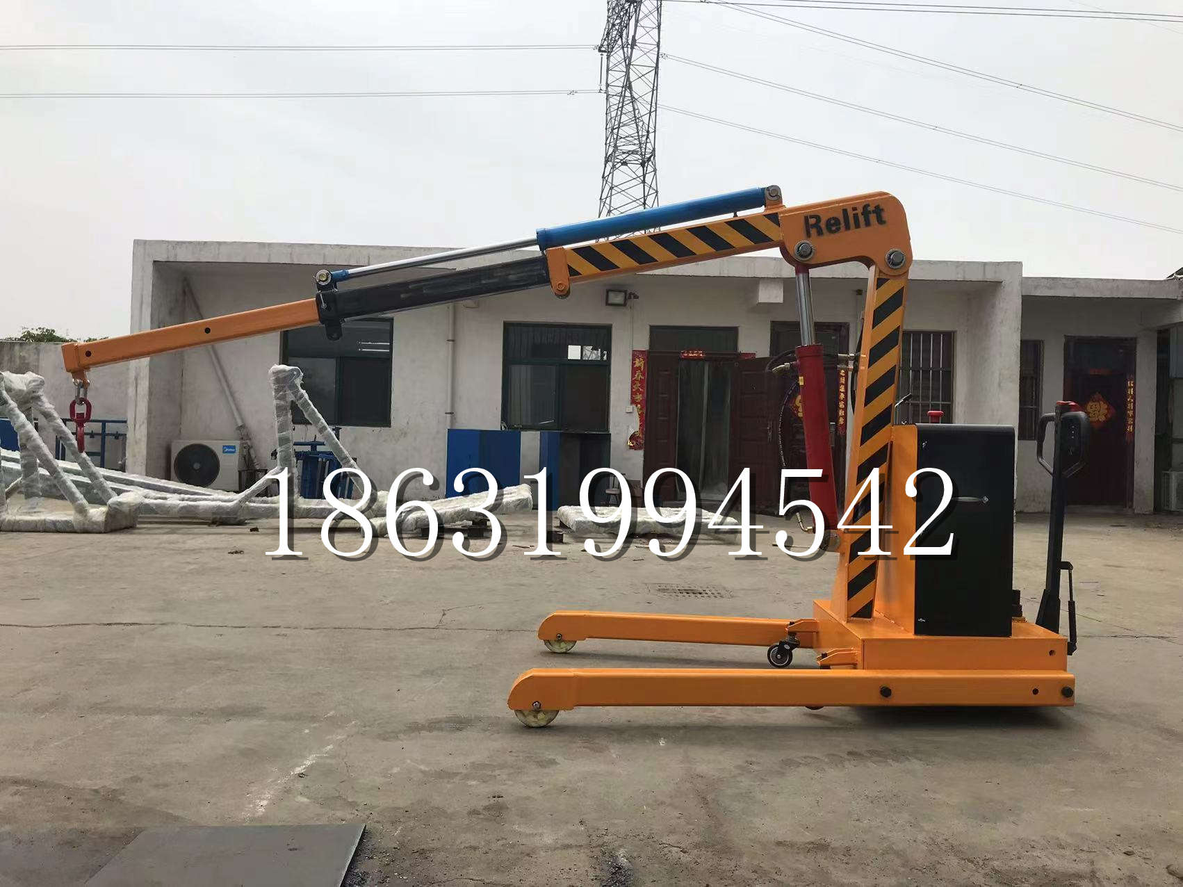 后壁区久征定做3吨三轮随车吊 农用园林绿化移树吊 平板工程用小吊机